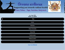 Tablet Screenshot of oceanawellness.com